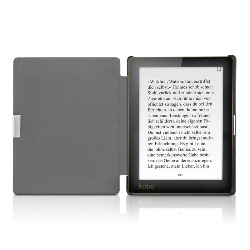 kwmobile Protective Case for Kobo Aura Edition 1 Cover - eReader Flip Case with Auto Sleep Function
