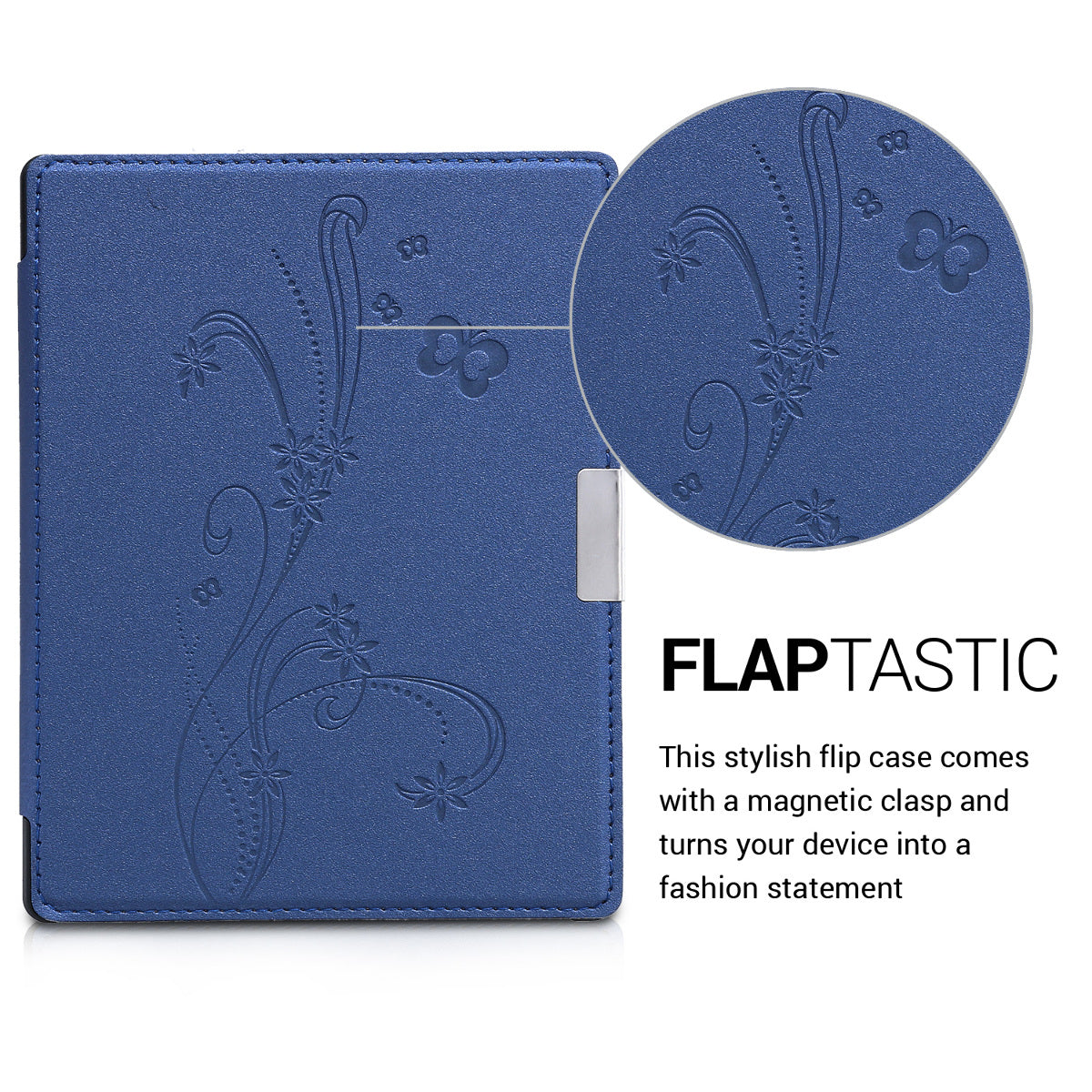 kwmobile Protective Case for Kobo Aura Edition 1 Cover - eReader Flip Case with Auto Sleep Function