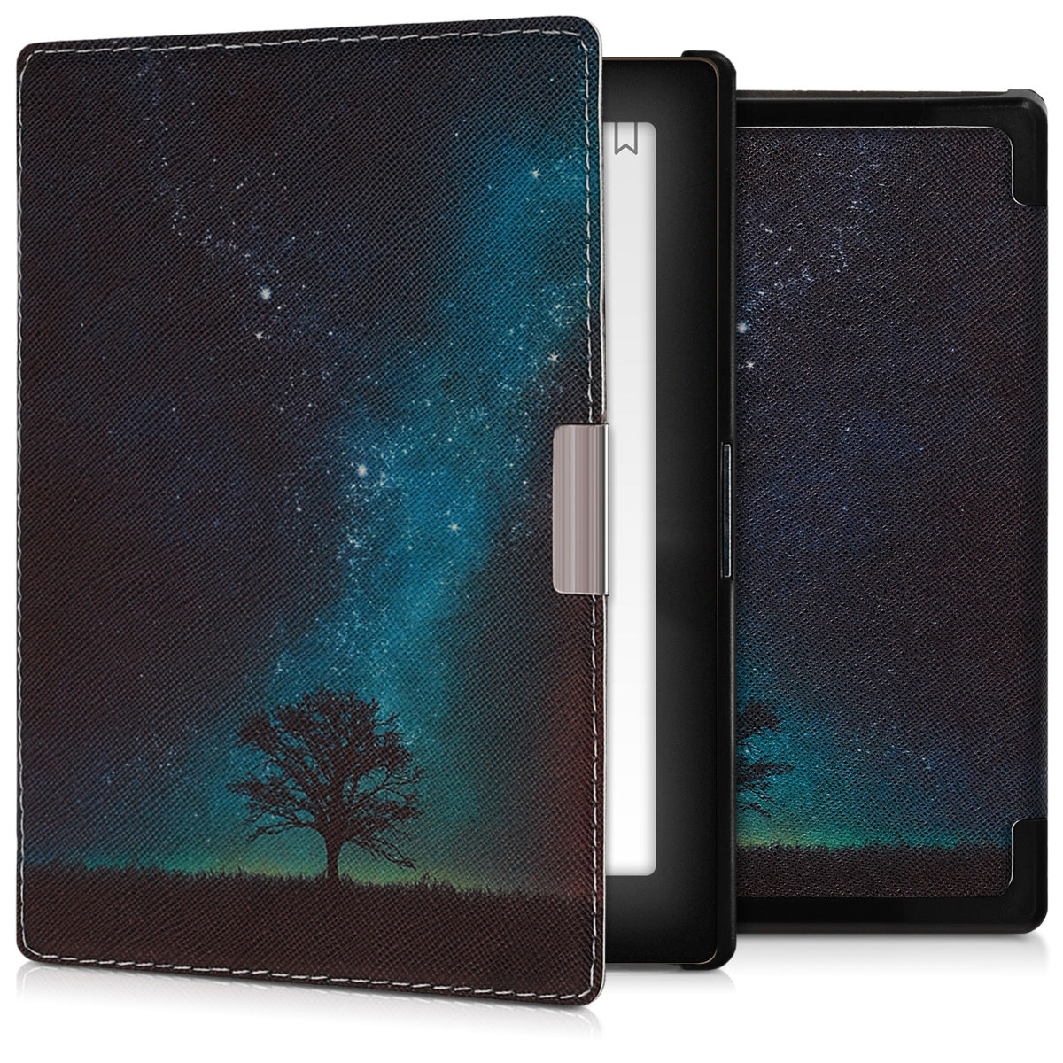 Kobo Aura Edition 1 with Auto Sleep eReader Flip Case Rainbow Cubes