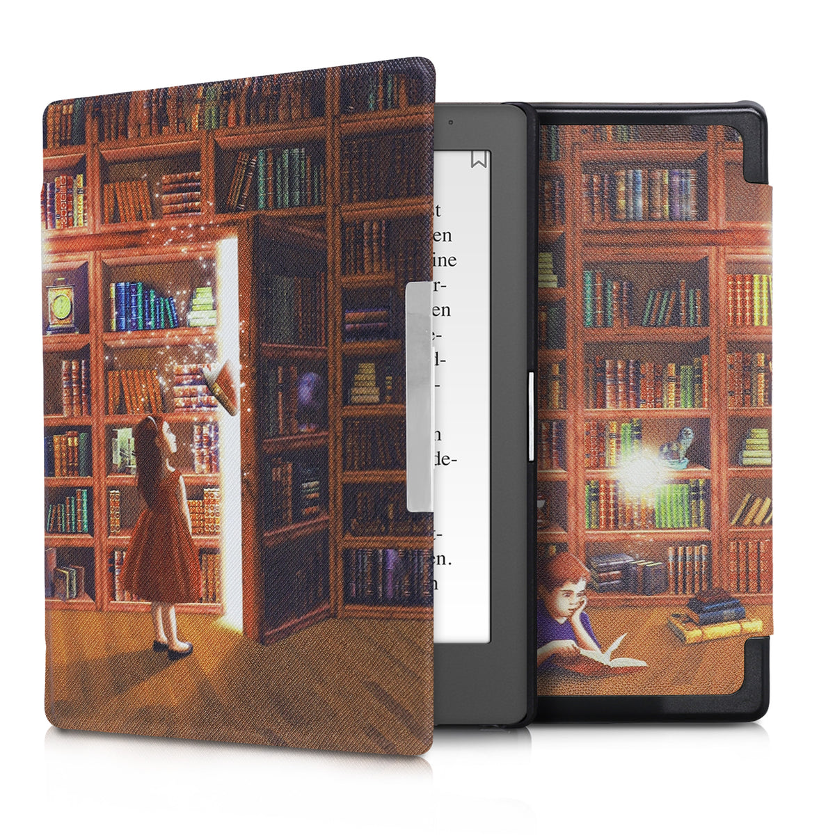 Kobo Aura Edition 1 with Auto Sleep eReader Flip Case Rainbow Cubes
