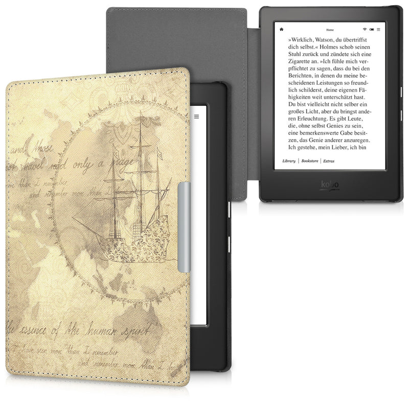 Kobo Aura H2O Edition 1 with Auto Sleep eReader Flip Case
