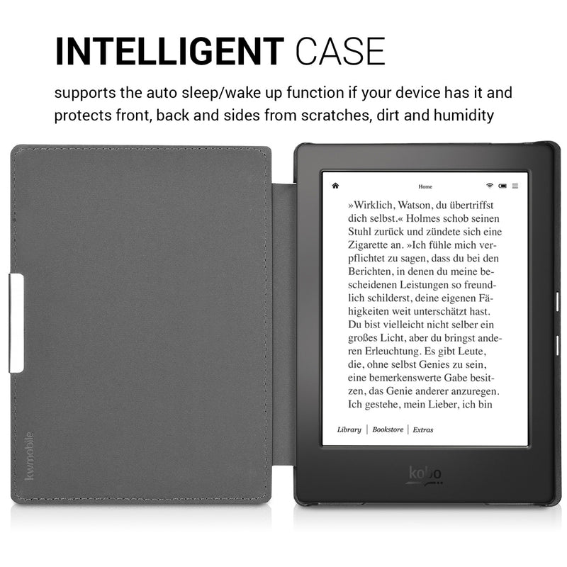 Kobo Aura H2O Edition 1 with Auto Sleep eReader Flip Case