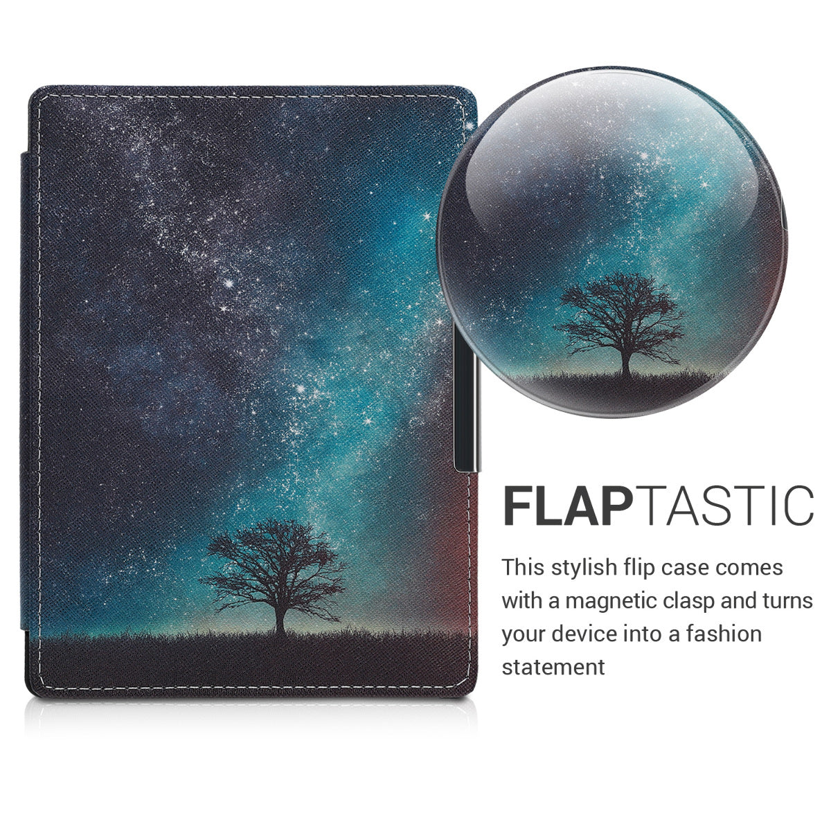 Kobo Aura H2O Edition 1 with Auto Sleep eReader Flip Case