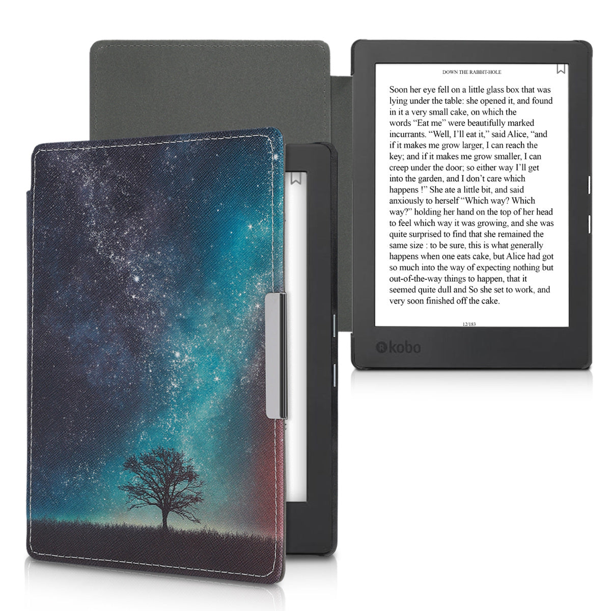 Kobo Aura H2O Edition 1 with Auto Sleep eReader Flip Case