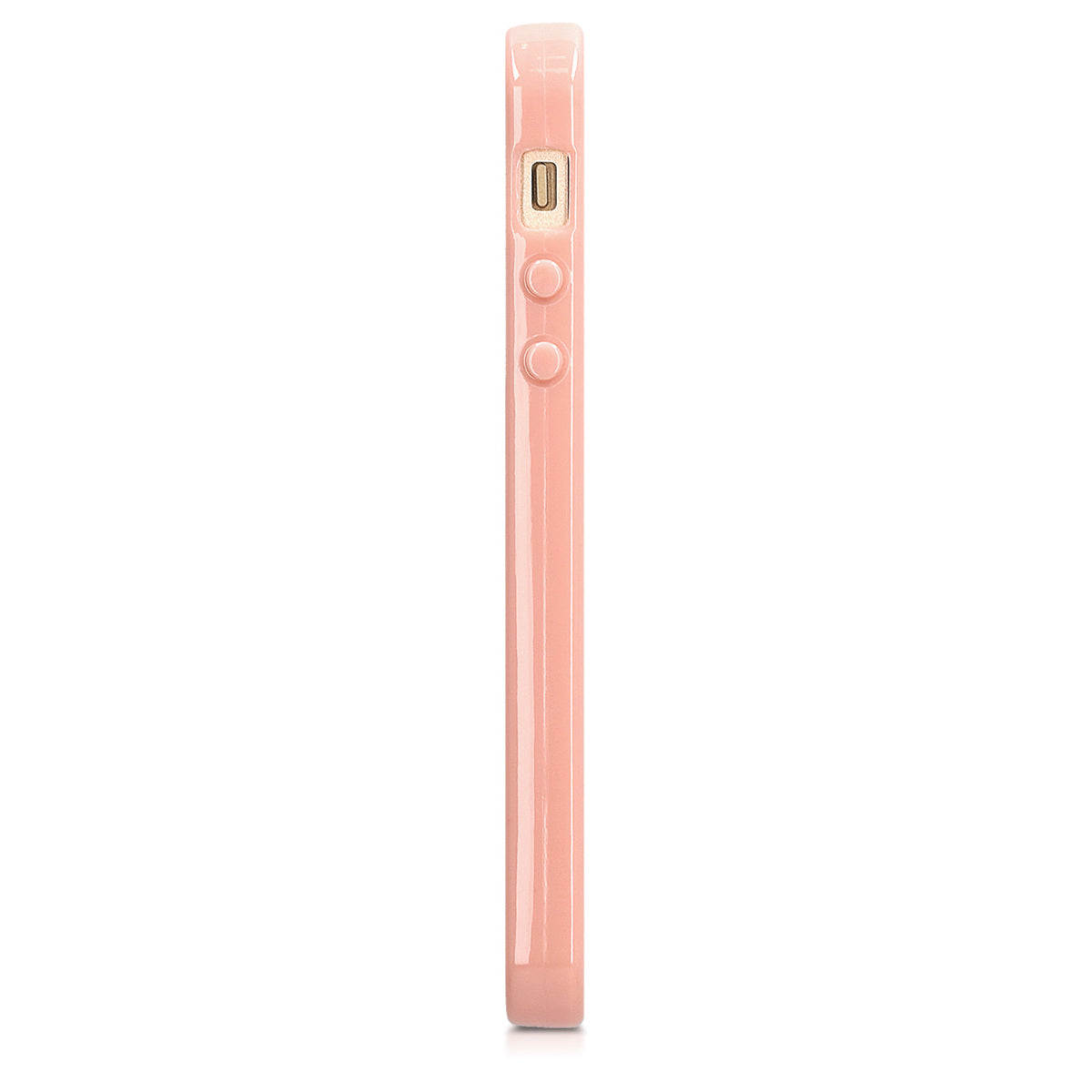 kwmobile Handyhülle für Apple iPhone SE (1.Gen 2016) / iPhone 5 / iPhone 5S Hülle - TPU Case - Kabelloses Laden - Schutzhülle Cover in Rosegold matt Rosegold matt  