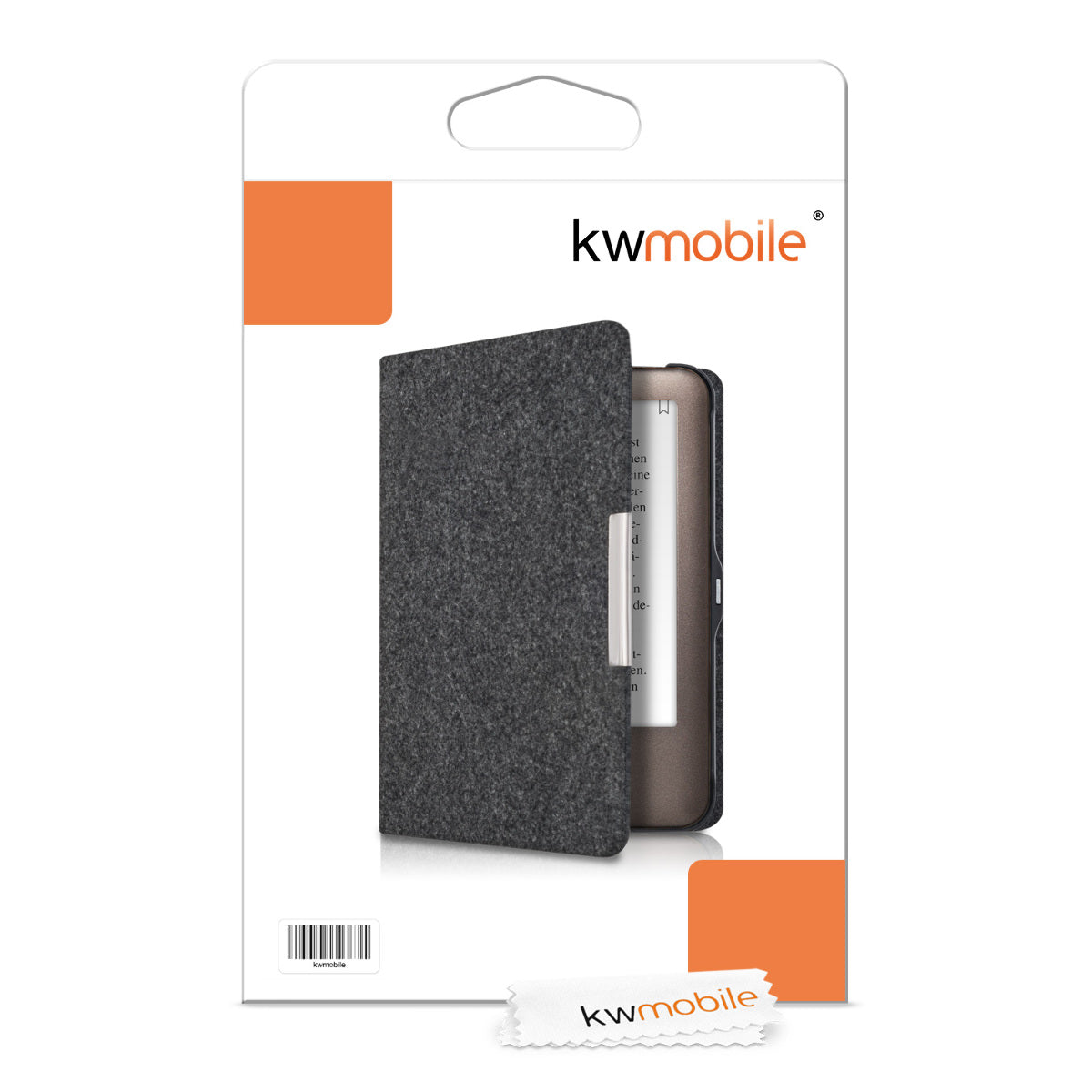 kwmobile Case Compatible with Tolino Shine (2013) eReader Protective Cover Case