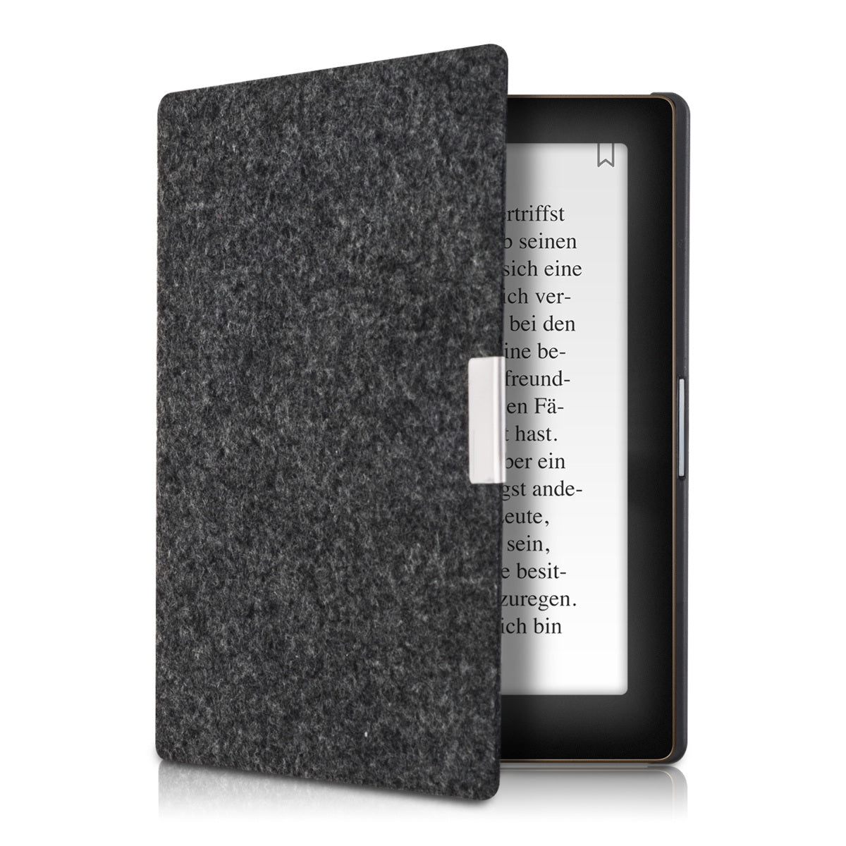 Kobo Aura Edition 1 eReader Case Dark Grey Felt