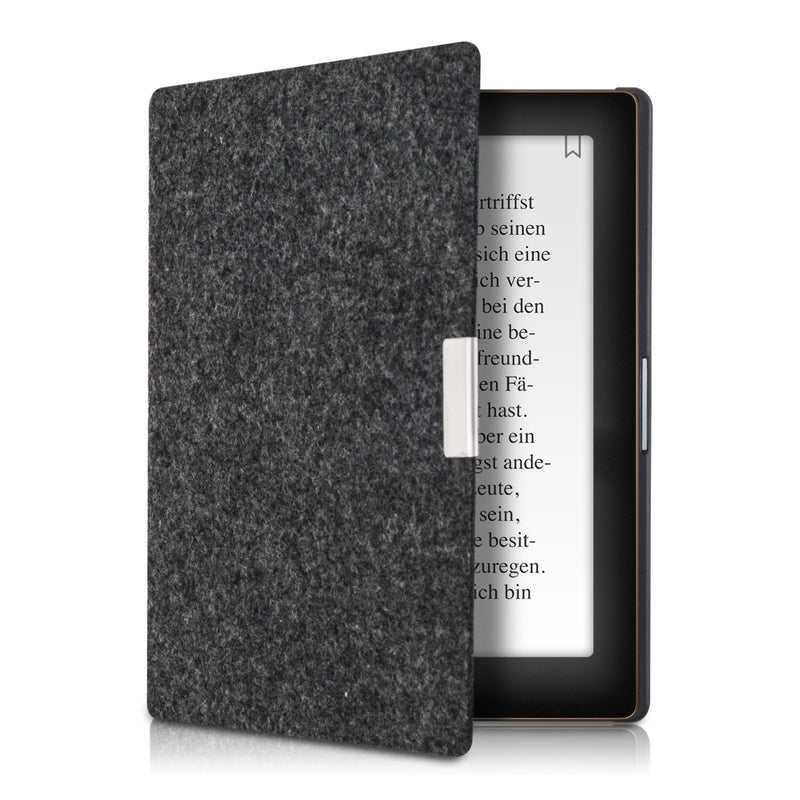 Kobo Aura Edition 1 eReader Case Dark Grey Felt