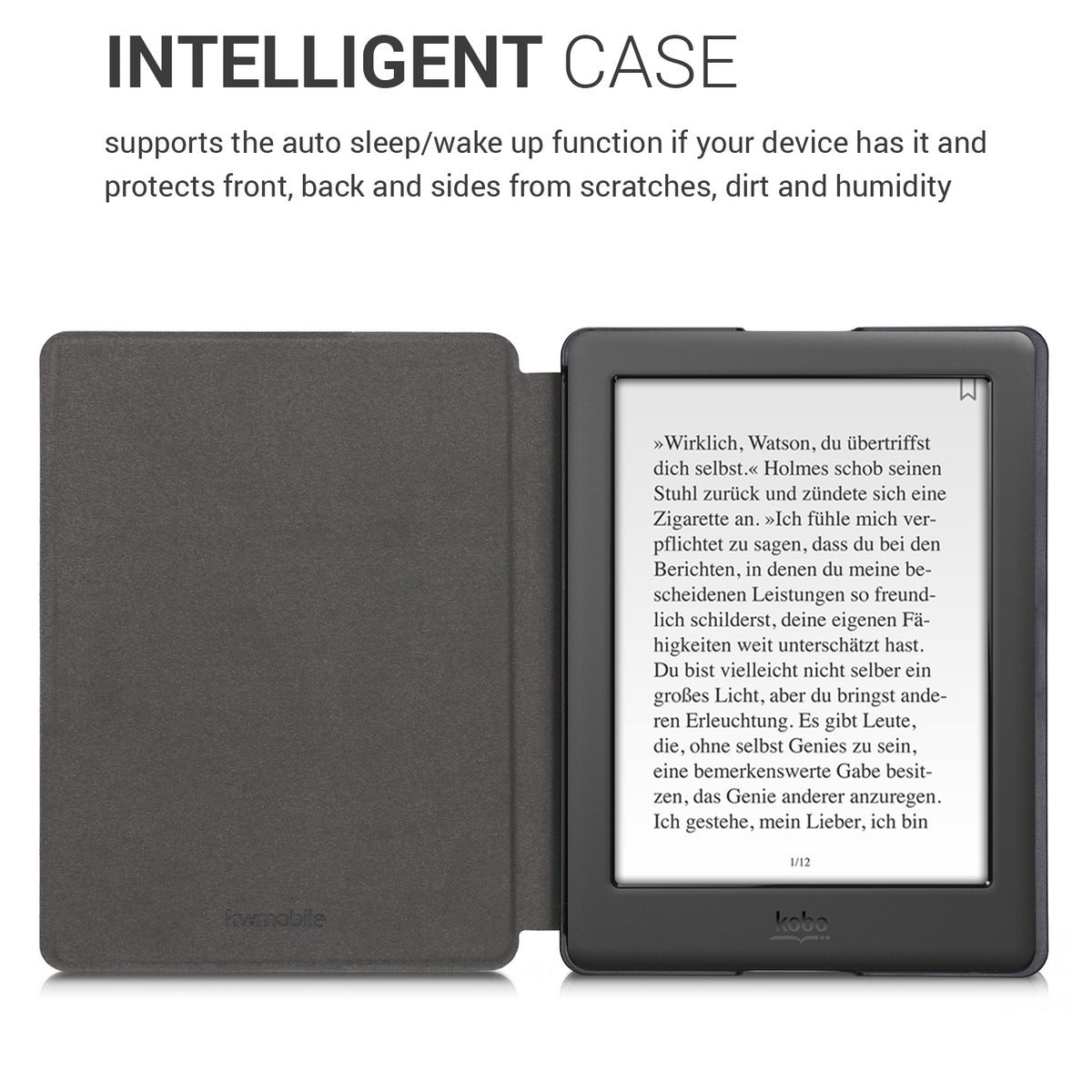 Kobo Glo HD / Touch 2.0 with Auto Sleep eReader Flip Case Cosmic Nature