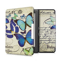 Kobo Glo HD / Touch 2.0 with Auto Sleep eReader Flip Case Vintage Butterflies