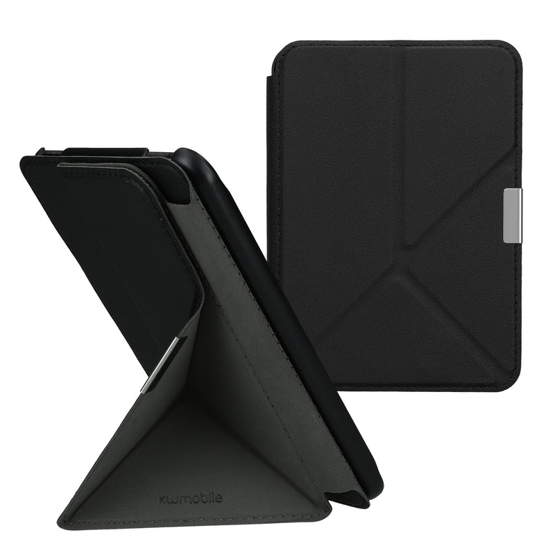 kwmobile Protective Case for Tolino Vision 1 / 2 / 3 / 4 HD Cover - Case - eReader Flip Cover with Auto Sleep Function - Cover with Stand