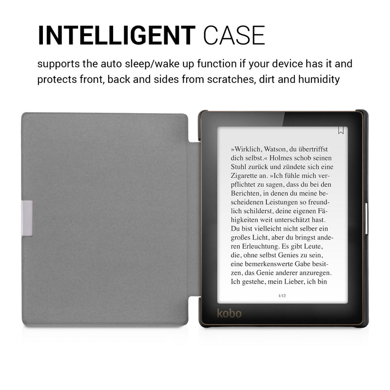 Kobo Aura Edition 1 with Auto Sleep eReader Flip Case Sleeping Owl