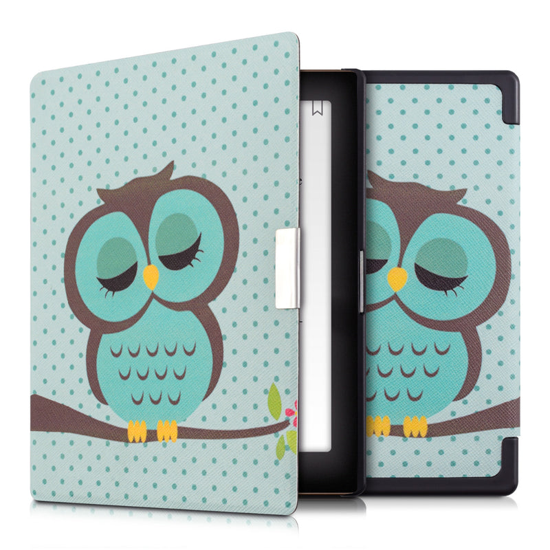 Kobo Aura Edition 1 with Auto Sleep eReader Flip Case Sleeping Owl