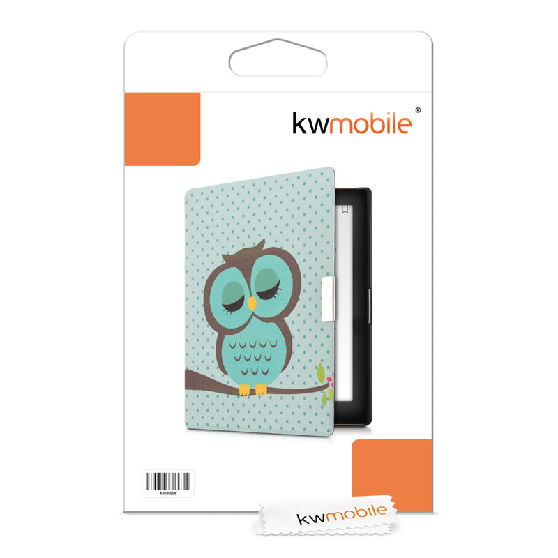 Kobo Aura Edition 1 with Auto Sleep eReader Flip Case Sleeping Owl
