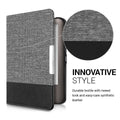 Tolino Shine (2013) eReader Case Grey and Black Canvas