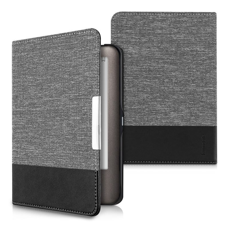 Tolino Shine (2013) eReader Case Grey and Black Canvas