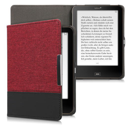 kwmobile Case Compatible with Tolino Vision 1 / 2 / 3 / 4 HD eReader Protective Cover Case