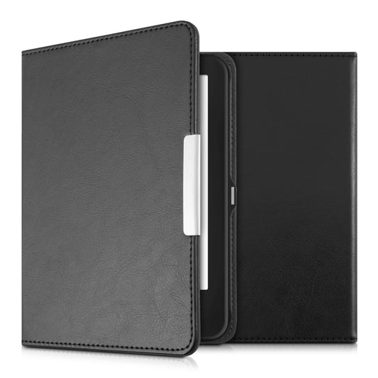 kwmobile Flip Case compatible with Tolino Shine 2 HD Case - eReader Case made of Faux Leather - Cover