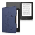 kwmobile Case for Tolino Shine 2 HD Cover - eReader Flip Case with Auto Sleep Function - Vines Butterfly