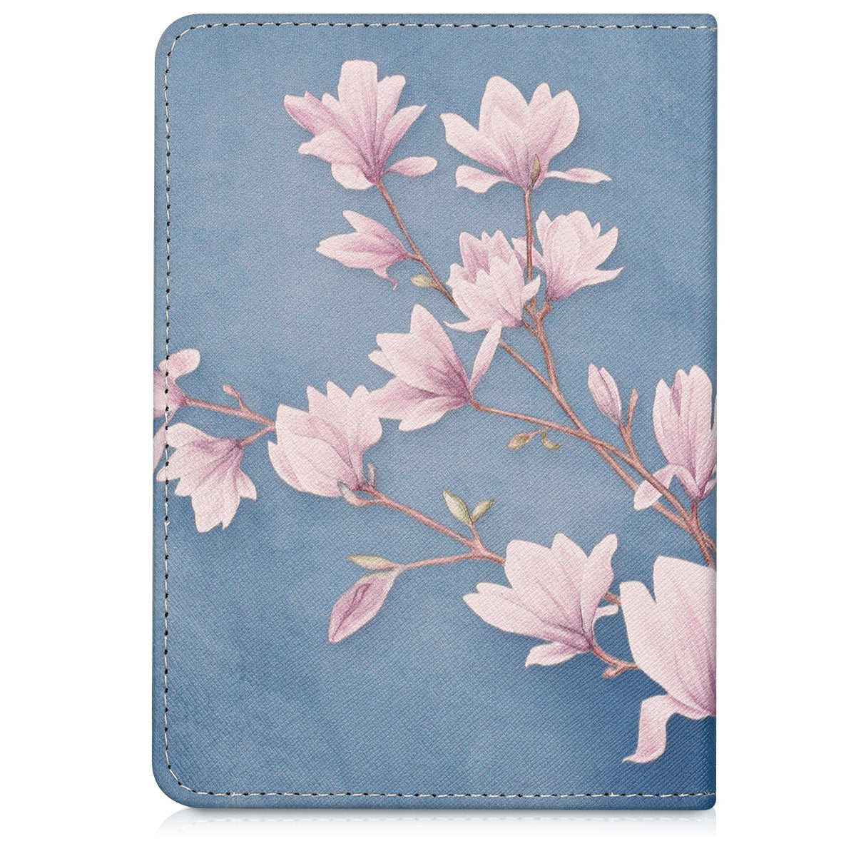 kwmobile Case for Tolino Shine 2 HD Cover - eReader Flip Case with Auto Sleep Function - Vines Butterfly