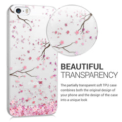 transparente Silikon Handyhülle für Apple iPhone SE (1.Gen 2016) / iPhone 5 / iPhone 5S