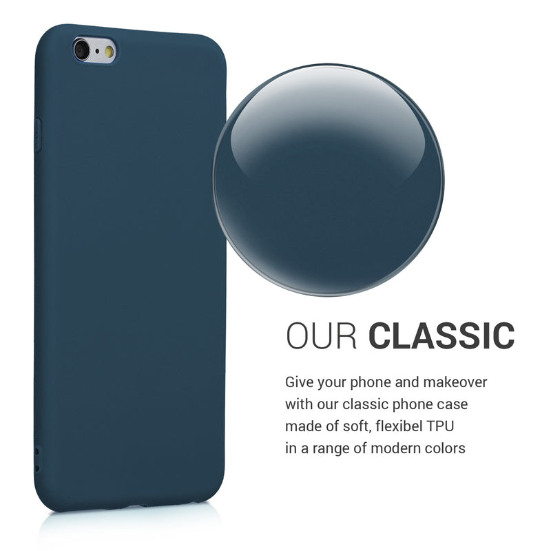 kwmobile Cell Phone Case for Apple iPhone 6 Plus / 6S Plus Case Wireless Charging Protective Cover