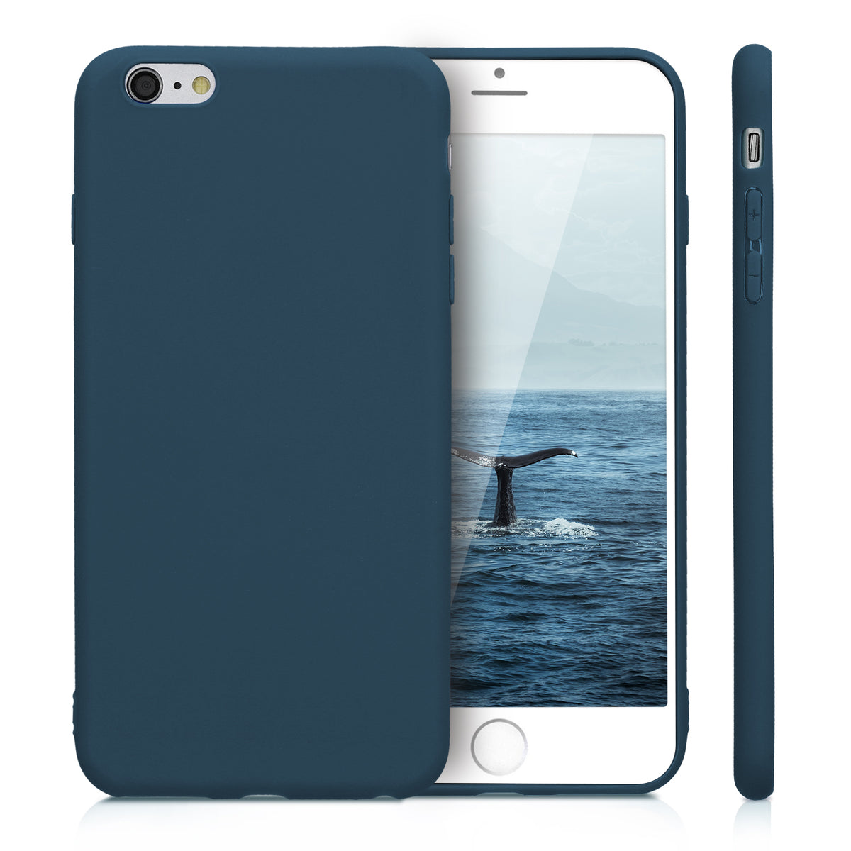 kwmobile Cell Phone Case for Apple iPhone 6 Plus / 6S Plus Case Wireless Charging Protective Cover