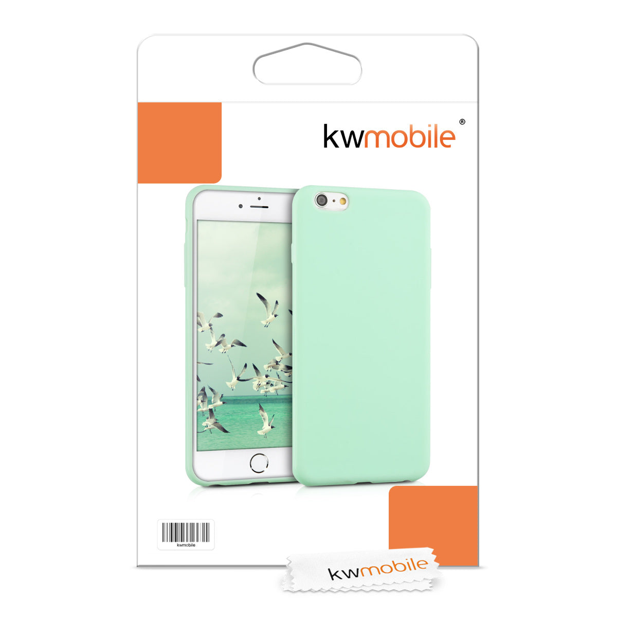 kwmobile Cell Phone Case for Apple iPhone 6 Plus / 6S Plus Case Wireless Charging Protective Cover
