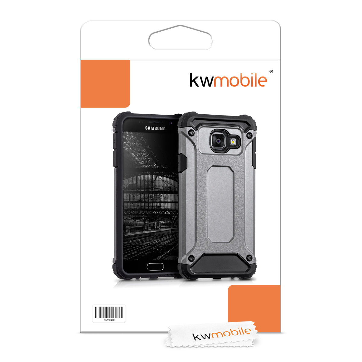 kwmobile Case Compatible with Samsung Galaxy A3 (2016) - Hybrid Phone Cover Protective Case
