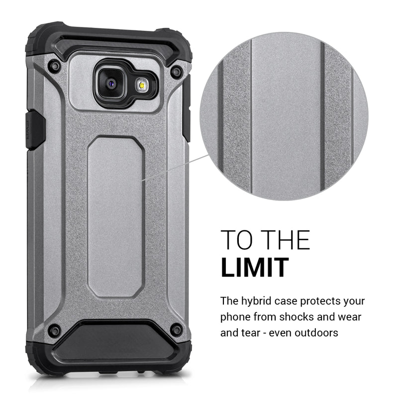 kwmobile Case Compatible with Samsung Galaxy A3 (2016) - Hybrid Phone Cover Protective Case