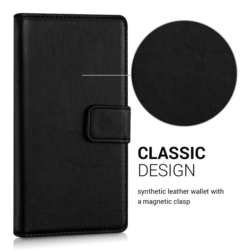 Faux Leather Case for Huawei P9 Lite Black