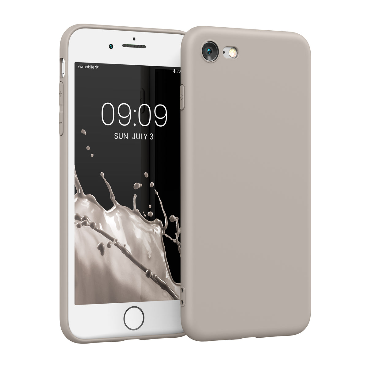 kwmobile Phone Case for Apple iPhone SE (2022) / SE (2020) / 8 / 7 Case - Soft Silicone Phone Case - Protective Cover
