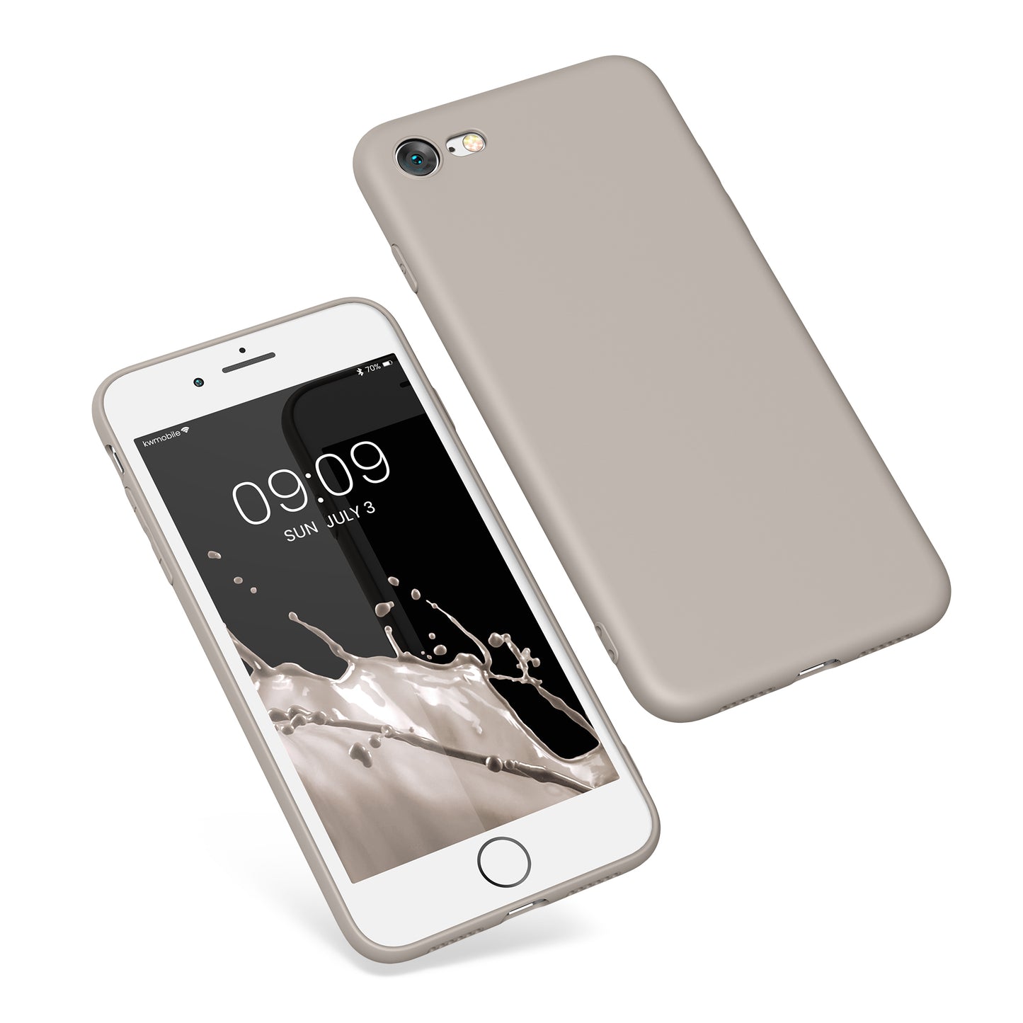kwmobile Phone Case for Apple iPhone SE (2022) / SE (2020) / 8 / 7 Case - Soft Silicone Phone Case - Protective Cover