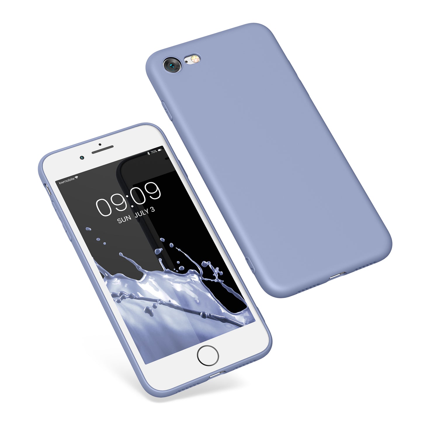 kwmobile Phone Case for Apple iPhone SE (2022) / SE (2020) / 8 / 7 Case - Soft Silicone Phone Case - Protective Cover