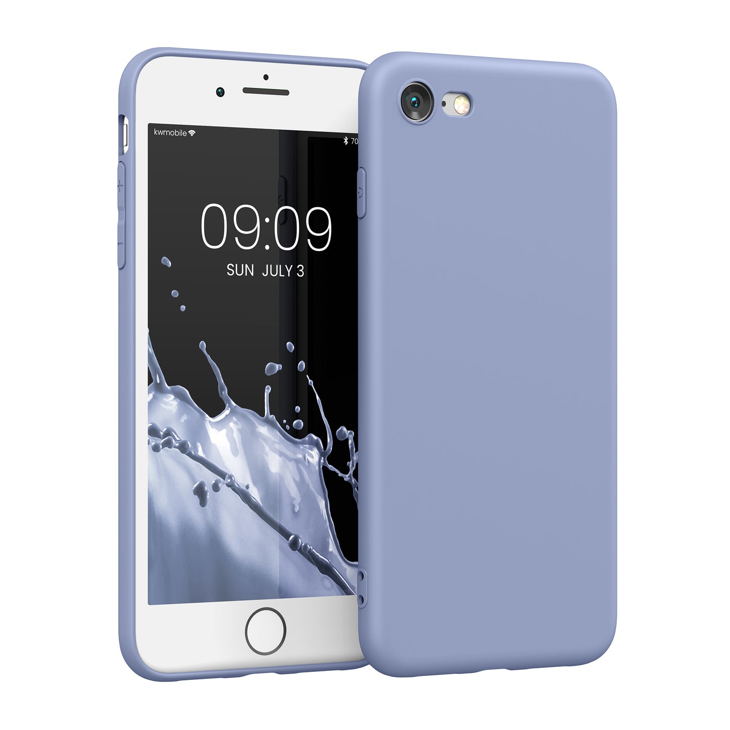 kwmobile Phone Case for Apple iPhone SE (2022) / SE (2020) / 8 / 7 Case - Soft Silicone Phone Case - Protective Cover