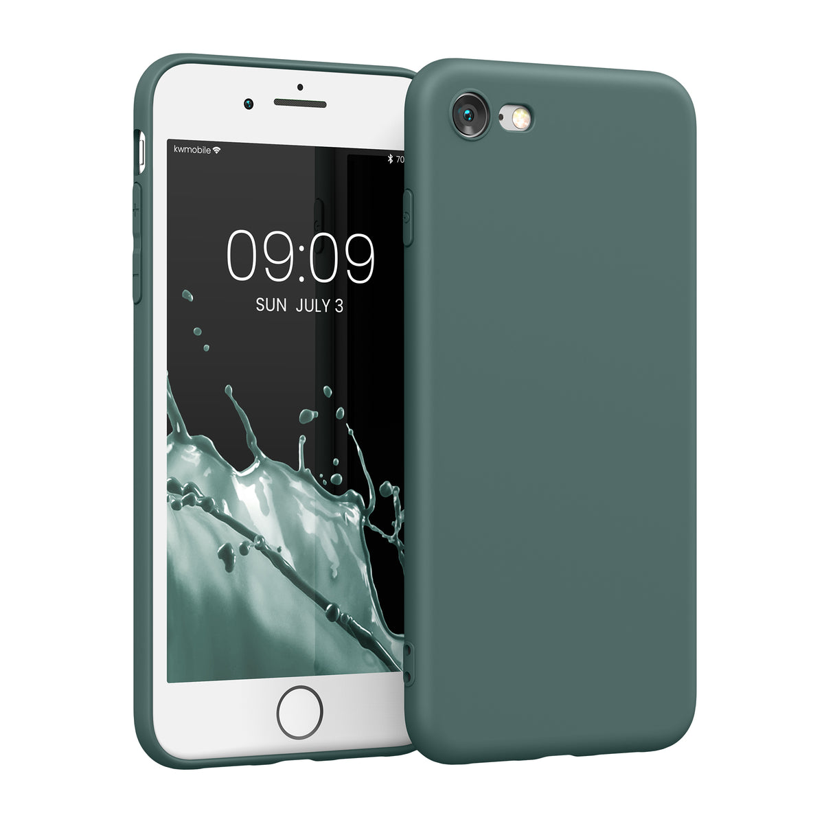 kwmobile Phone Case for Apple iPhone SE (2022) / SE (2020) / 8 / 7 Case - Soft Silicone Phone Case - Protective Cover