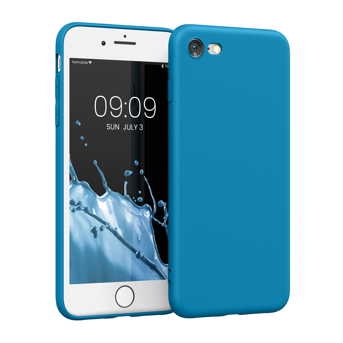kwmobile Phone Case for Apple iPhone SE (2022) / SE (2020) / 8 / 7 Case - Soft Silicone Phone Case - Protective Cover