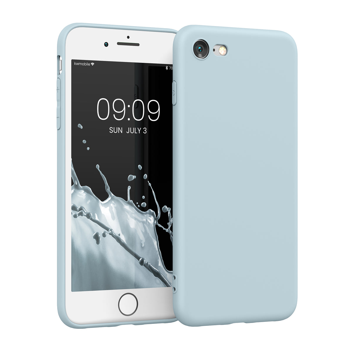 kwmobile Phone Case for Apple iPhone SE (2022) / SE (2020) / 8 / 7 Case - Soft Silicone Phone Case - Protective Cover
