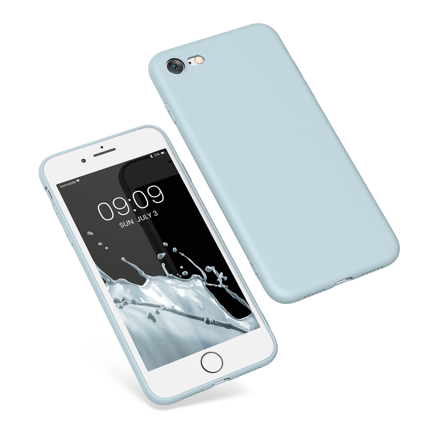kwmobile Phone Case for Apple iPhone SE (2022) / SE (2020) / 8 / 7 Case - Soft Silicone Phone Case - Protective Cover