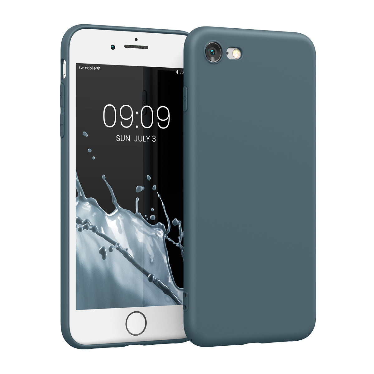 kwmobile Phone Case for Apple iPhone SE (2022) / SE (2020) / 8 / 7 Case - Soft Silicone Phone Case - Protective Cover