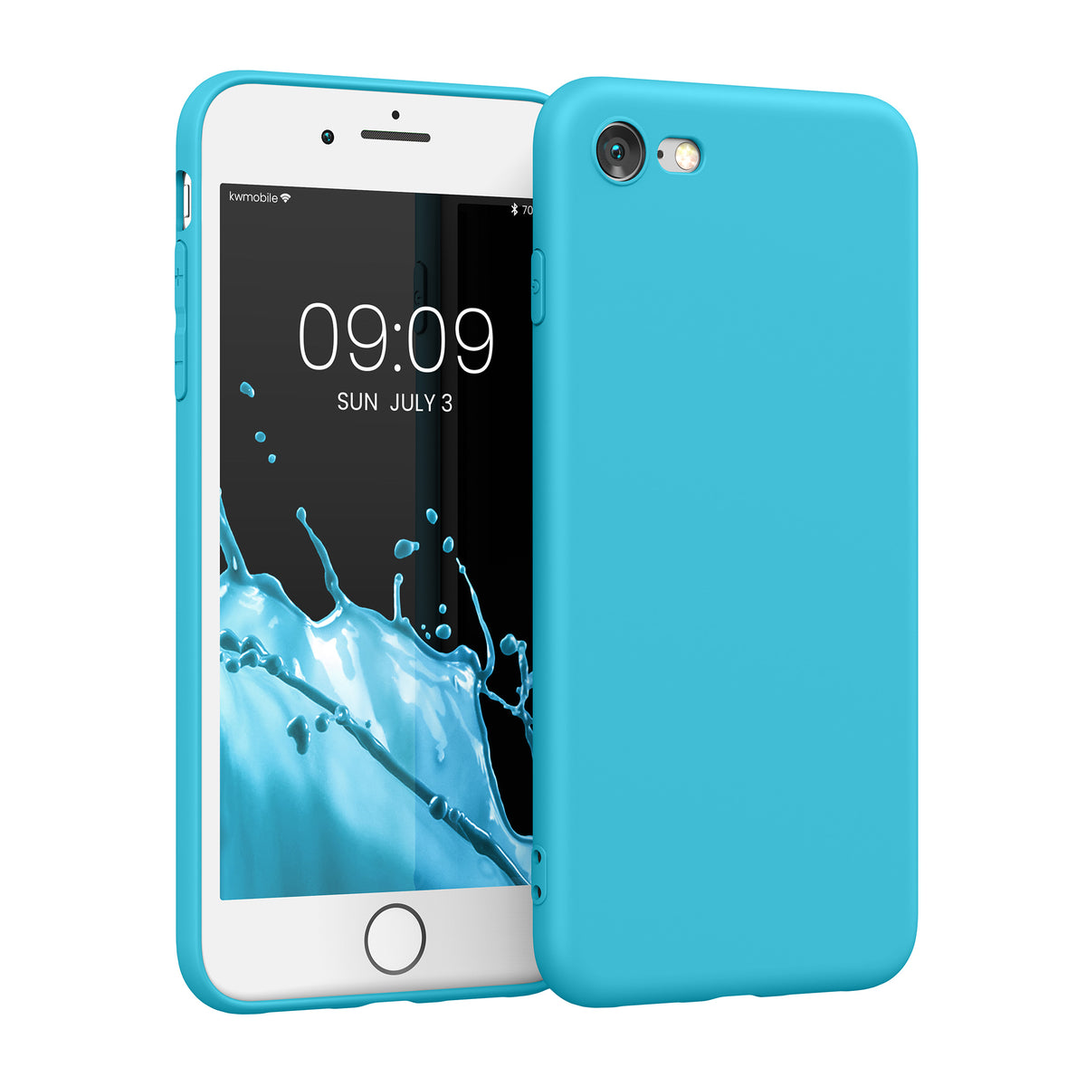 kwmobile Phone Case for Apple iPhone SE (2022) / SE (2020) / 8 / 7 Case - Soft Silicone Phone Case - Protective Cover
