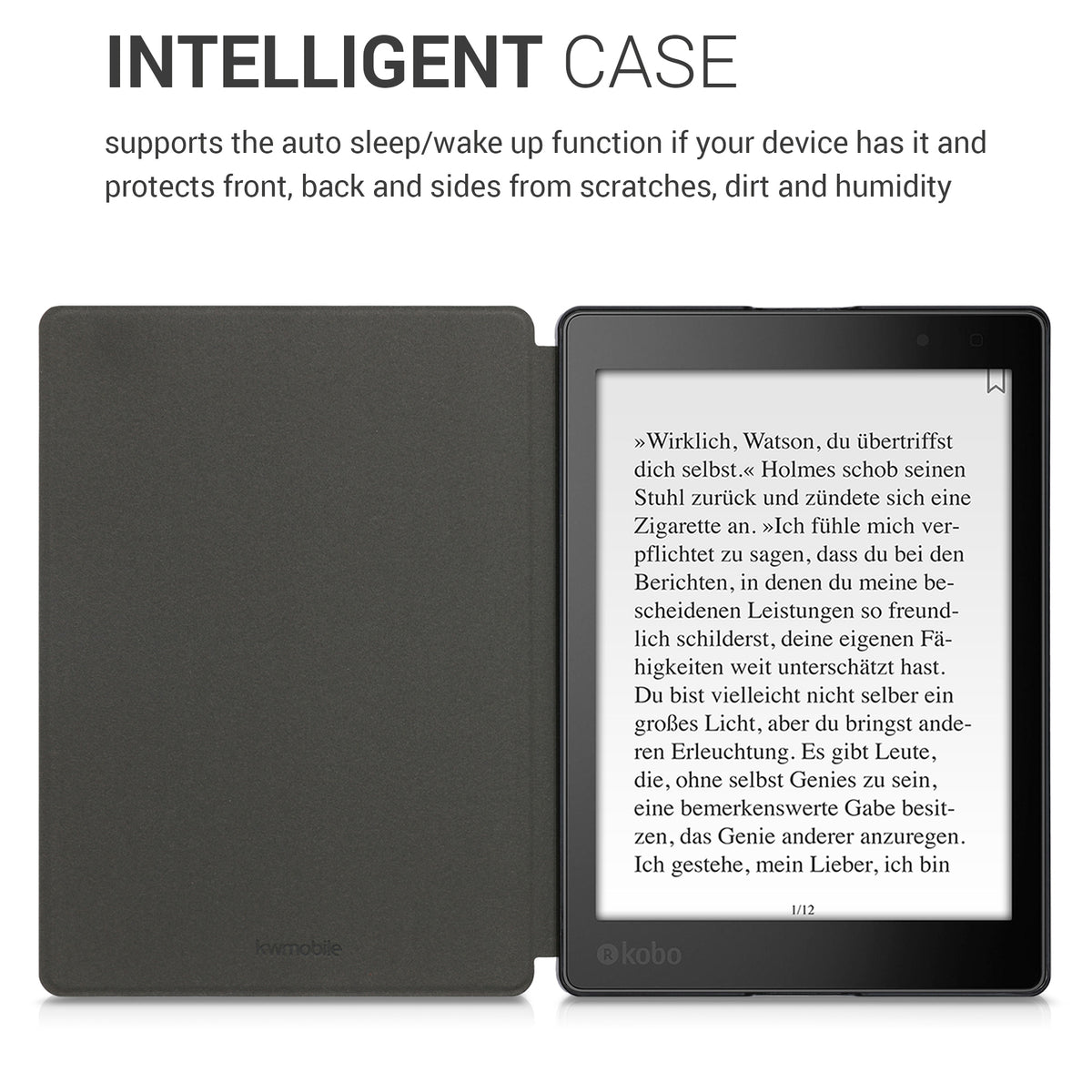 Kobo Aura ONE with Auto Sleep eReader Flip Case