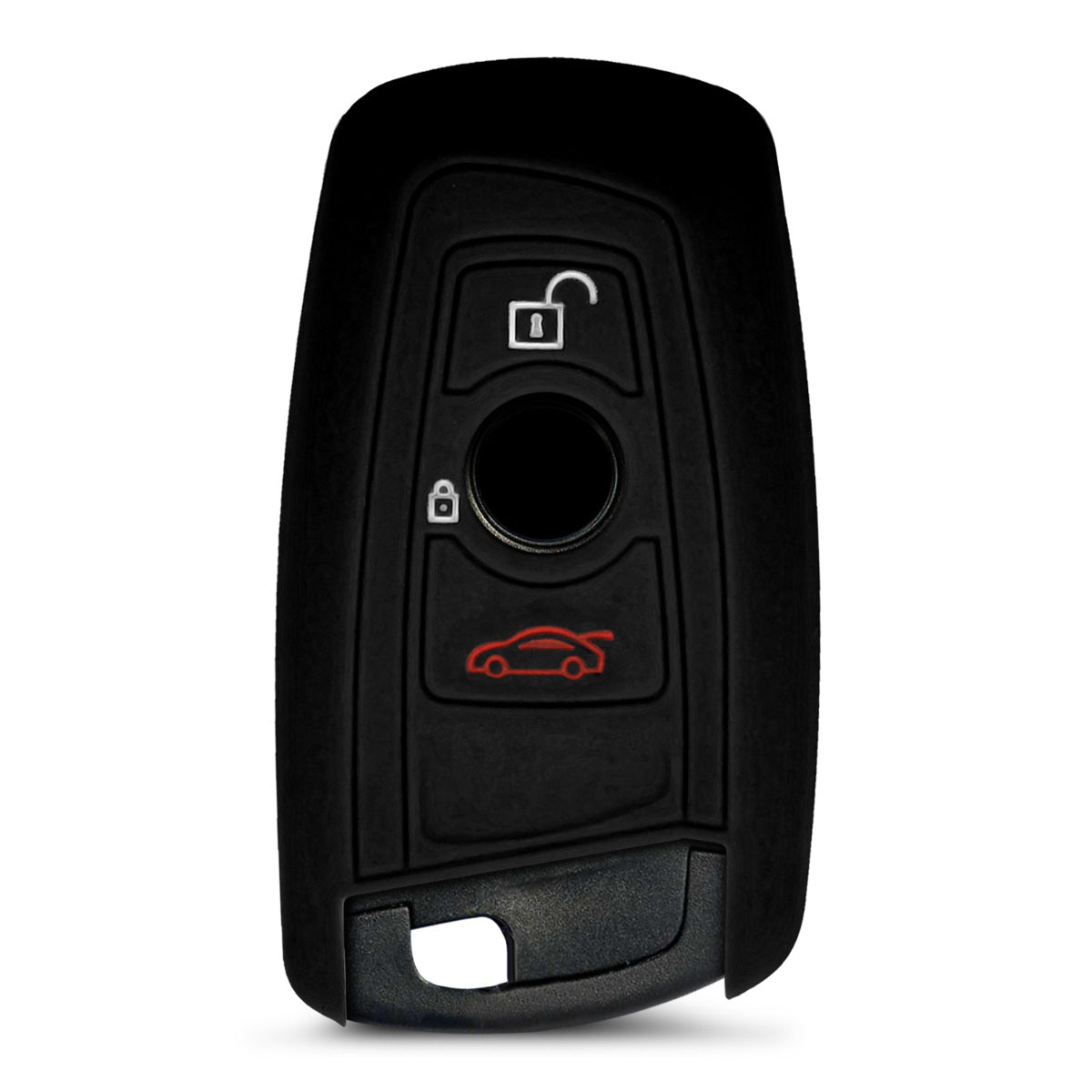 kwmobile Car Key Cover compatible with BMW 3-Button Key Fob (Keyless Go only)