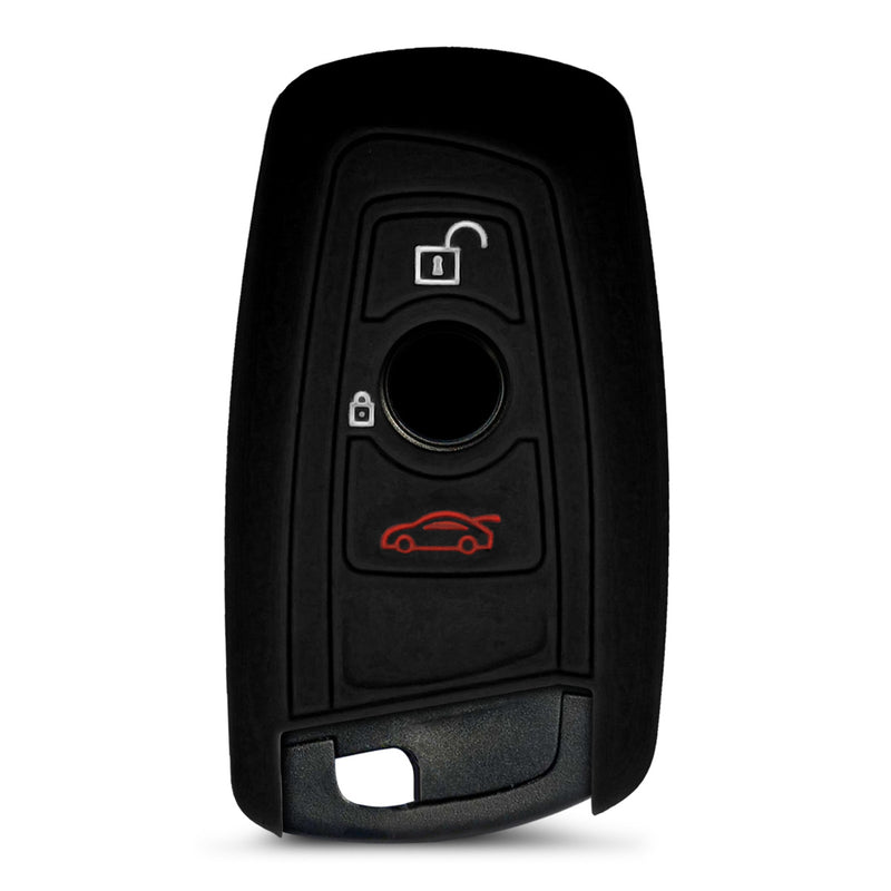 kwmobile Car Key Cover compatible with BMW 3-Button Key Fob (Keyless Go only)