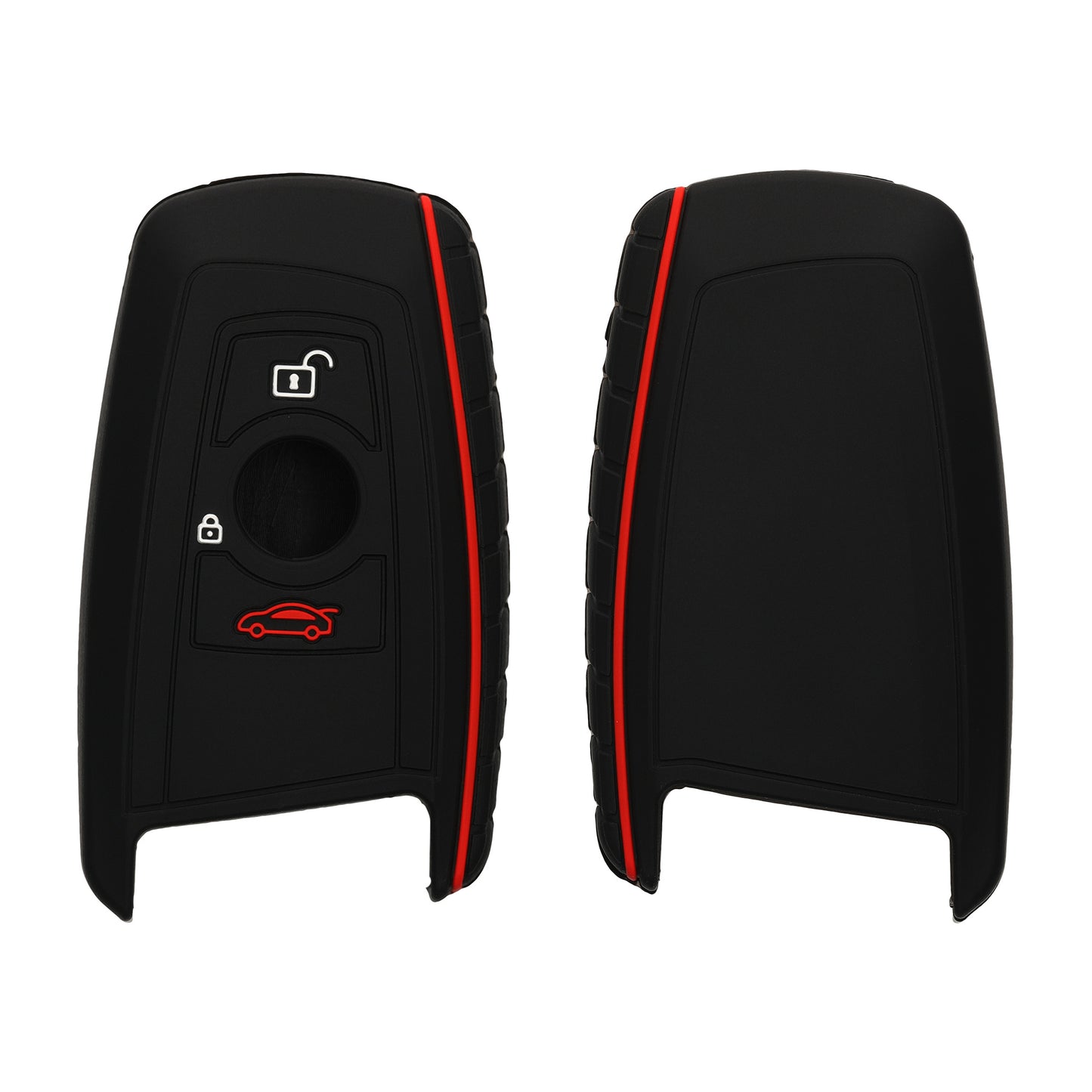 kwmobile Car Key Cover compatible with BMW 3-Button Key Fob (Keyless Go only)