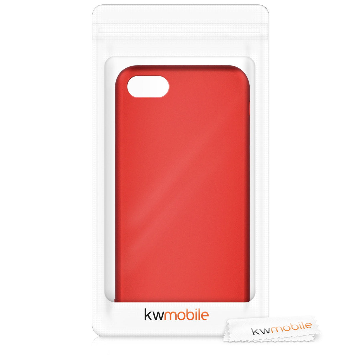 kwmobile Phone Case for Apple iPhone SE (2022) / SE (2020) / 8 / 7 - Metallic Shimmering Silicone Cover - Protective Case