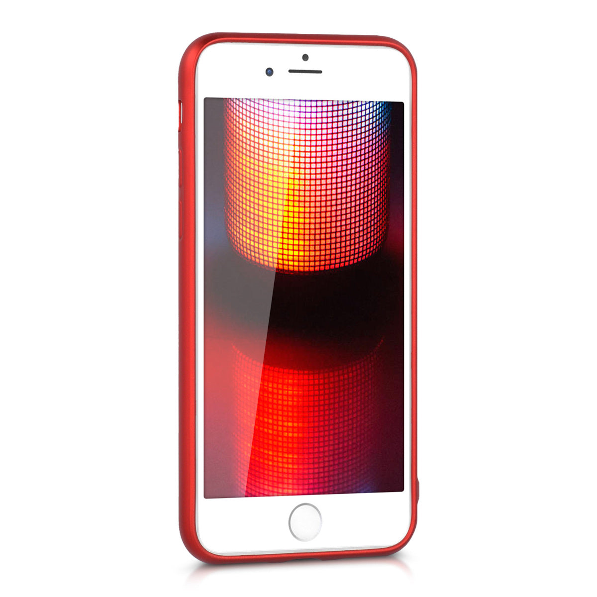 kwmobile Phone Case for Apple iPhone SE (2022) / SE (2020) / 8 / 7 - Metallic Shimmering Silicone Cover - Protective Case