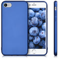 kwmobile Phone Case for Apple iPhone SE (2022) / SE (2020) / 8 / 7 - Metallic Shimmering Silicone Cover - Protective Case