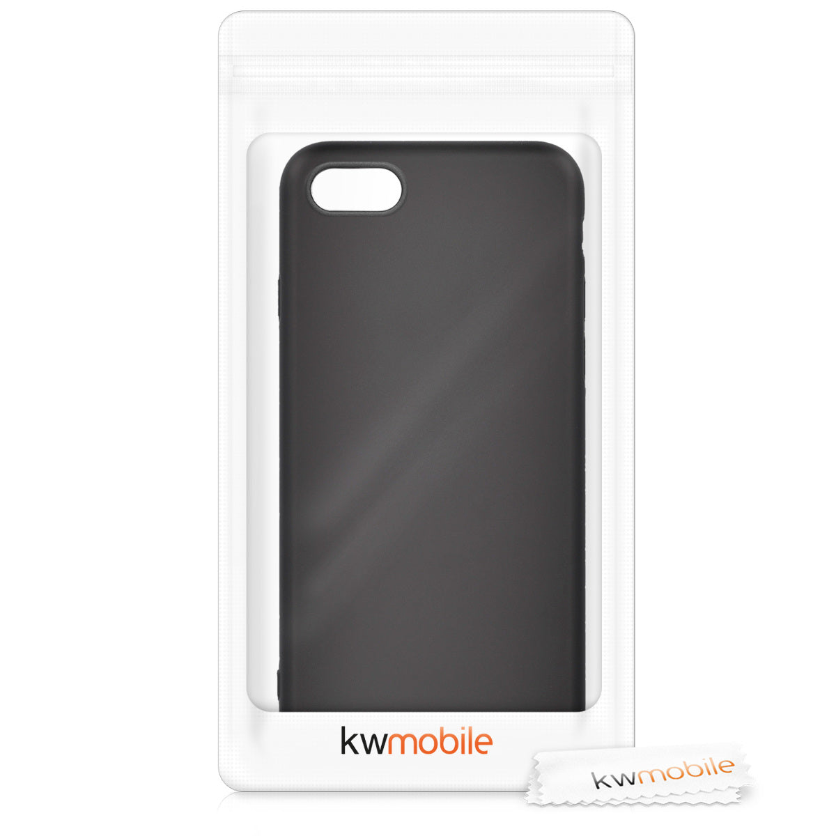 kwmobile Phone Case for Apple iPhone SE (2022) / SE (2020) / 8 / 7 - Metallic Shimmering Silicone Cover - Protective Case