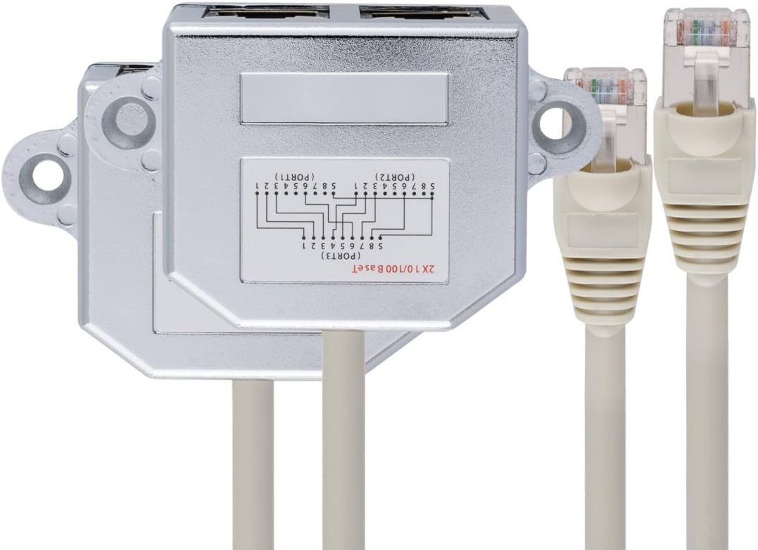 Network Cable Splitter Connector Doubler